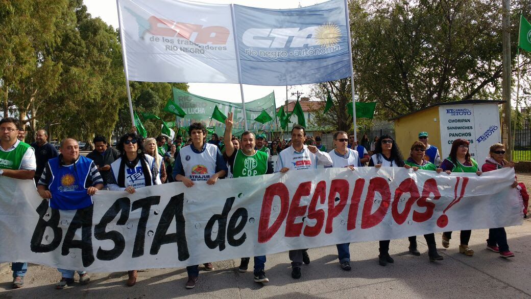 Paro Nacional: CTA Río Negro marchó masivamente en Viedma, en histórica movilización junto a las demás centrales obreras