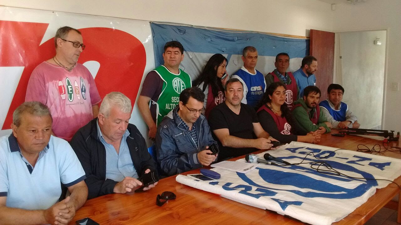Viedma: hoy la CTA Río Negro realiza Conferencia de Prensa conjunta con otras Centrales Obreras