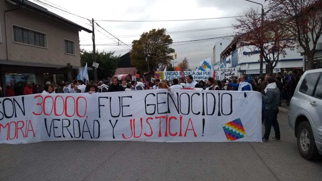 CTA Río Negro marchó en toda la provincia contra el 2×1 para genocidas