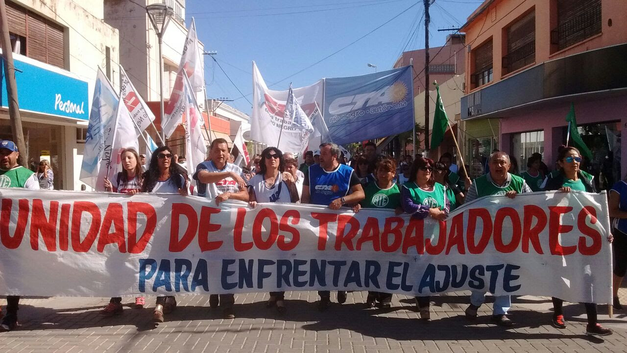 CTA Río Negro lanzó un Paro Provincial para el 7 de junio por la liberación urgente de Aguiar y Capretti