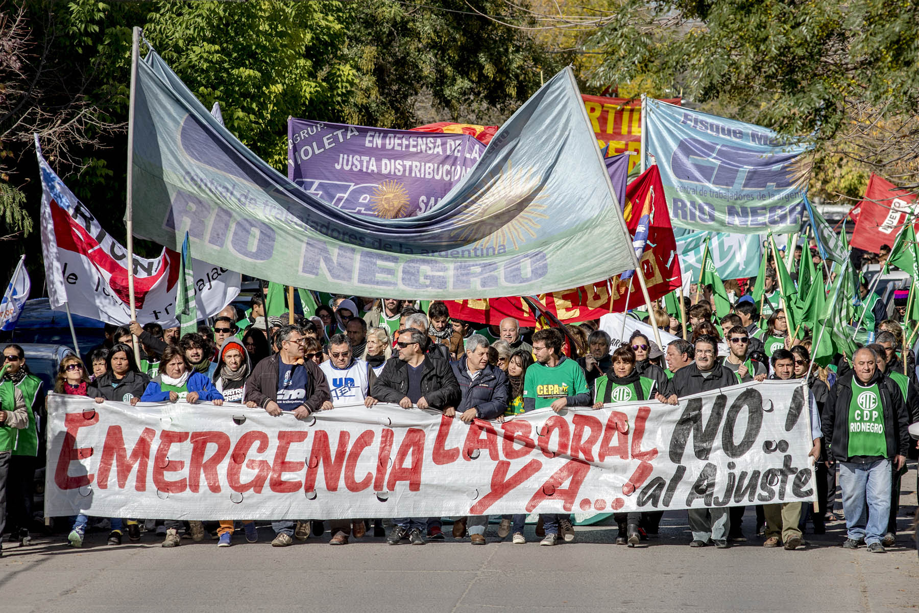 La CTA Río Negro se suma a las movilizaciones de mañana contra las políticas de ajuste