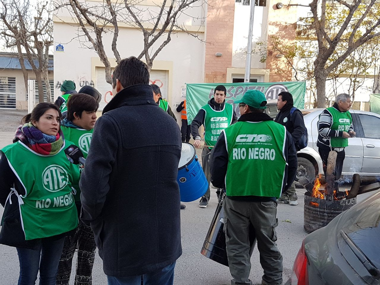Fernández Oro: sin respuestas de Lavín, ATE evalúa profundizar las protestas