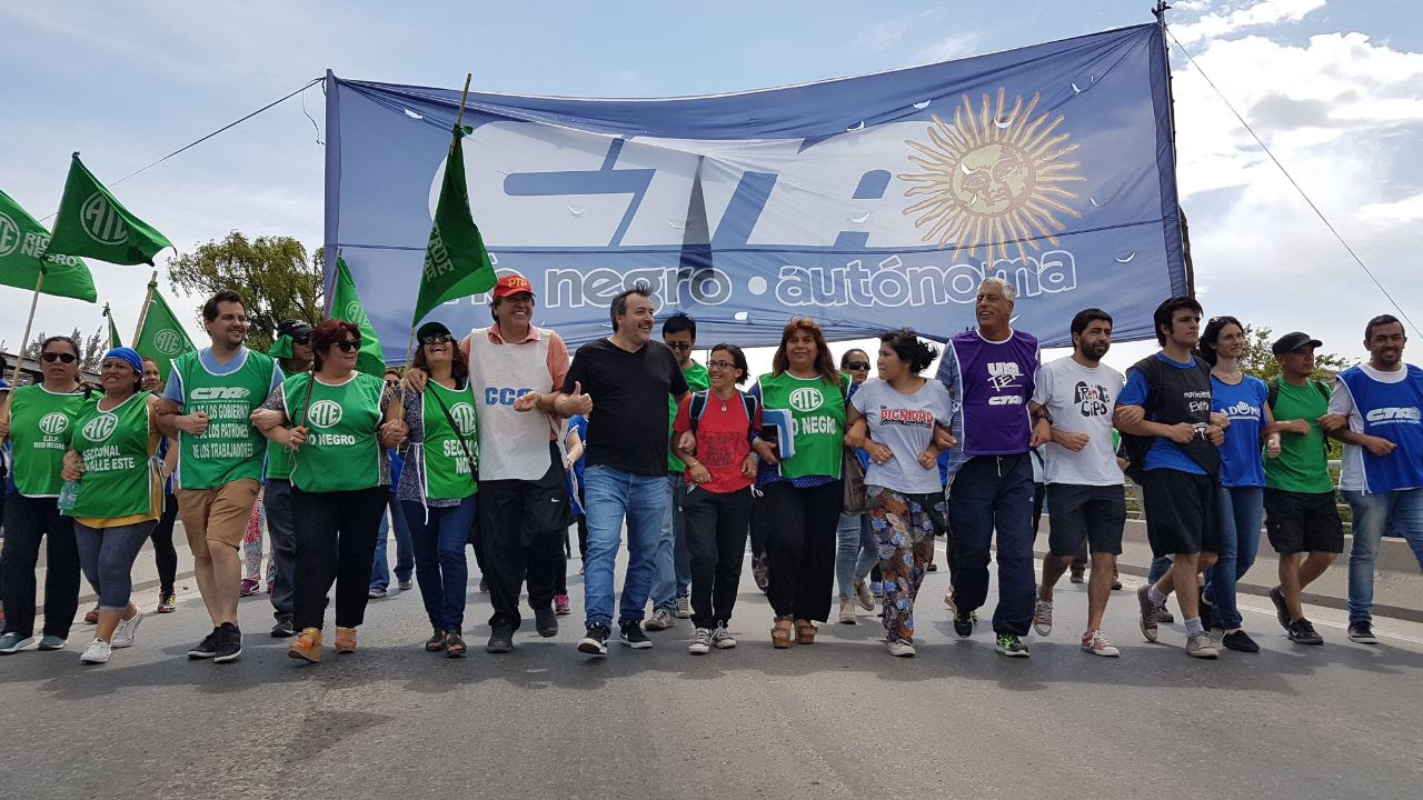 Con fuerte acatamiento se inició el paro de ATE y CTA en Río Negro contra las Reformas Neoliberales