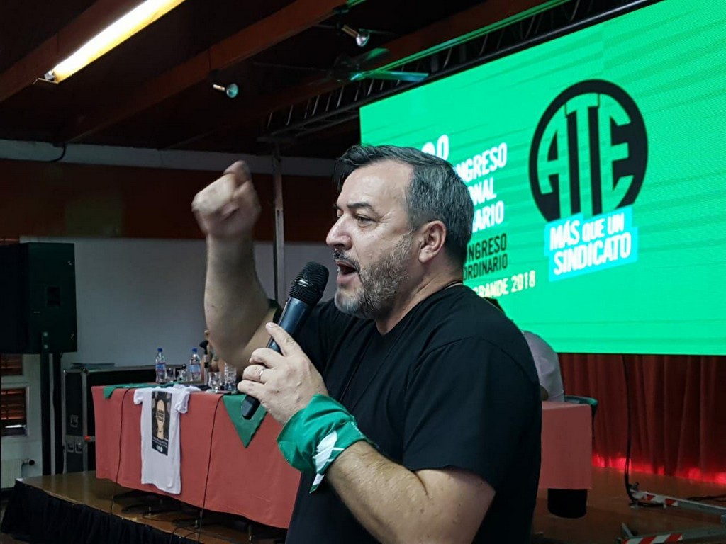 #Video | #RodolfoAguiar en el 63° Congreso General Ordinario de #ATE en Huerta Grande, Córdoba