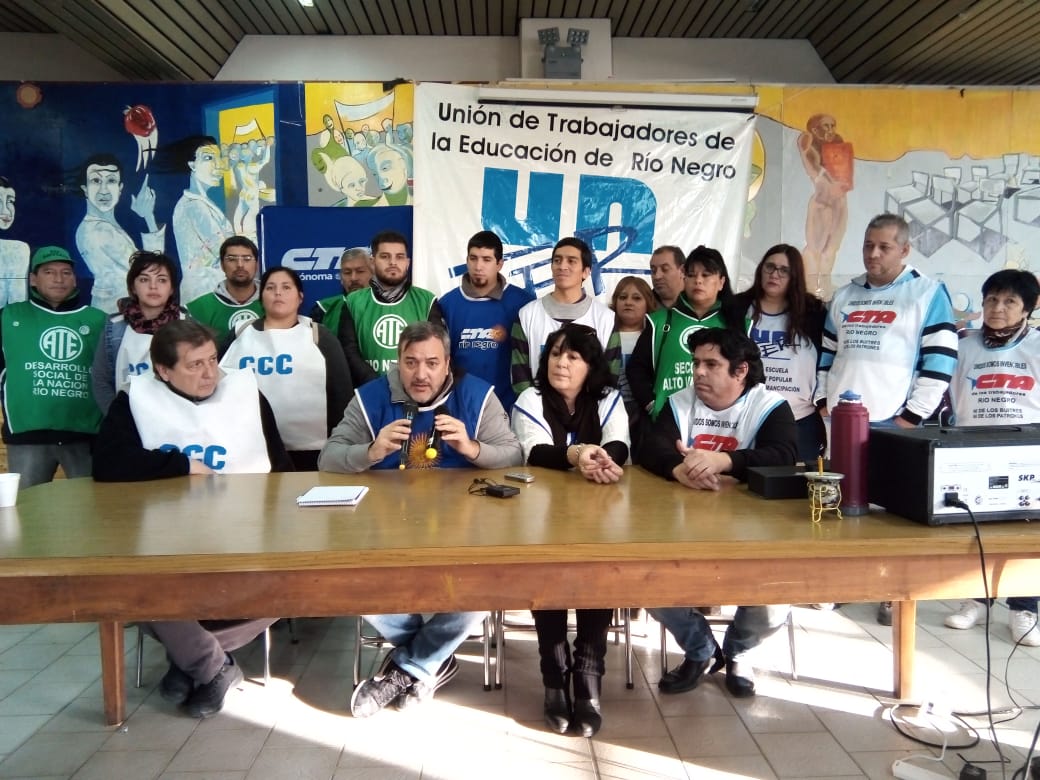 #25J | La CTA Autónoma de Río Negro anunció la paralización total de actividades para el lunes