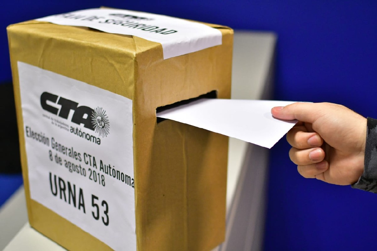 Las elecciones en la CTA Autónoma arrancaron con normalidad y alta participación