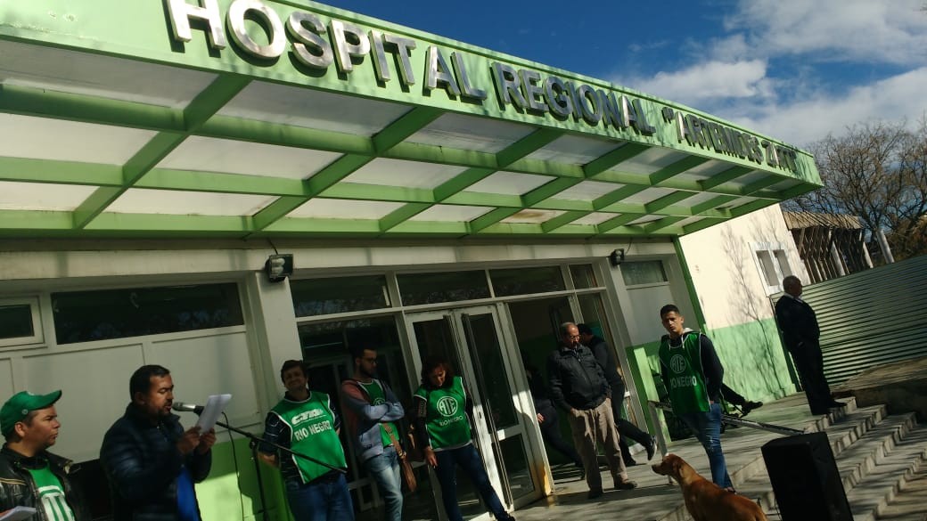 ATE protestó contra el ajuste en los hospitales de la provincia