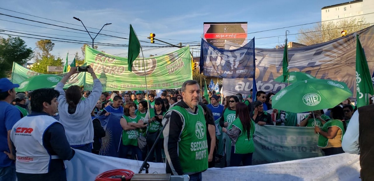 ATE rechazó rotundamente en las calles las políticas de ajuste del Gobierno de Macri