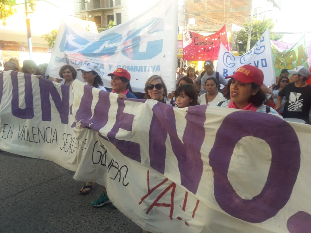 La CTA marchó en el Día Internacional de la No Violencia contra las Mujeres