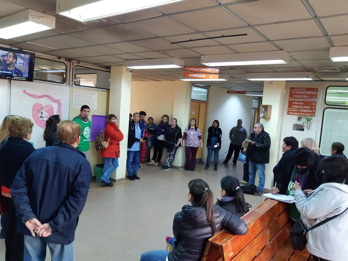Sierra Grande | ATE inicia medidas en el Hospital por despidos y cierre de servicios