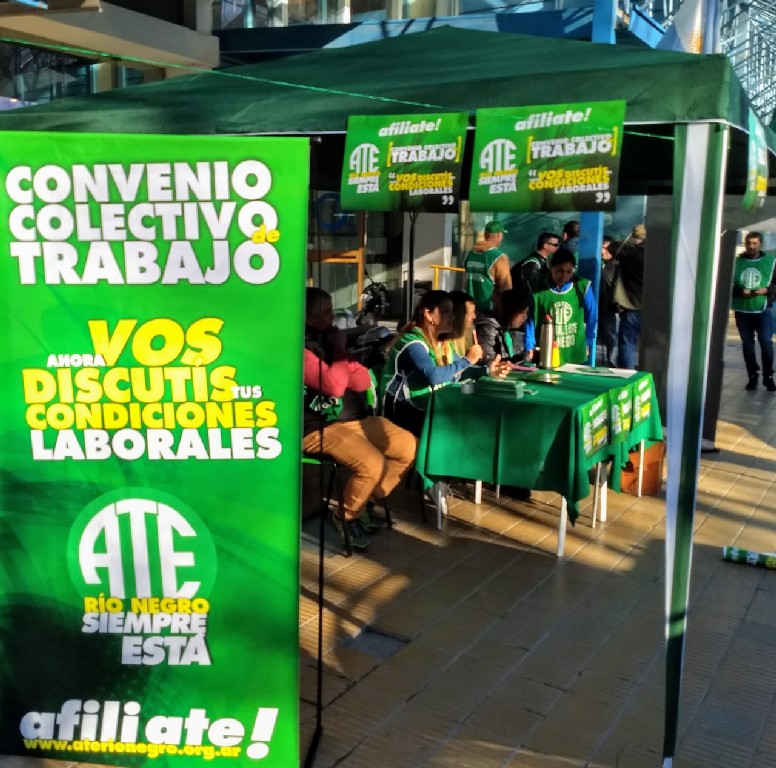 Bariloche | Hoy a las 10 ATE lanza campaña de afiliación masiva en todo el Estado