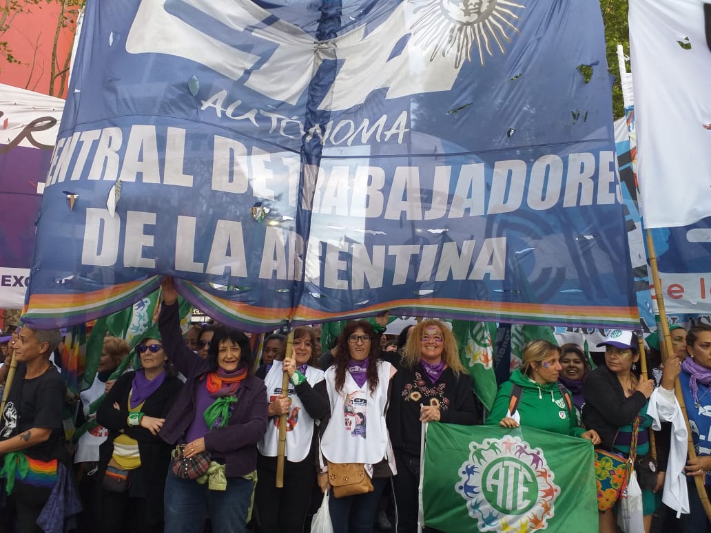 ATE y CTA Autónoma de Río Negro presentes en el 34 Encuentro Nacional de Mujeres