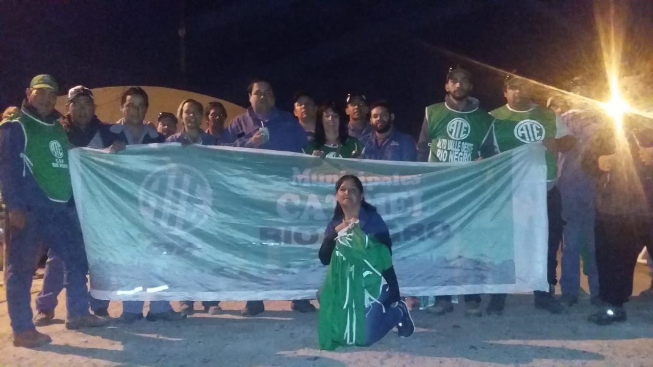 Catriel | ATE protesta por despedidos y exige reincorporación
