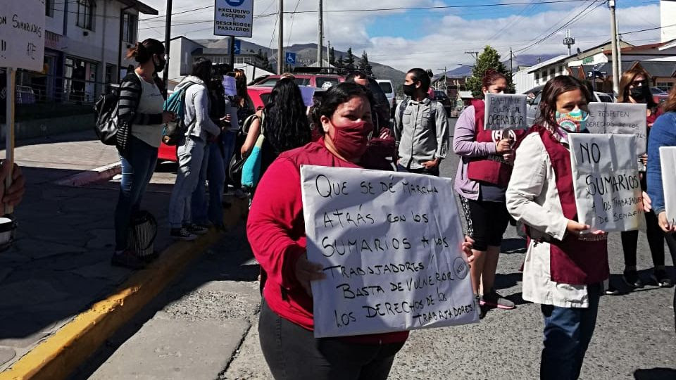 Bariloche | ATE protesta en SENAF y demanda reunión con Méndez