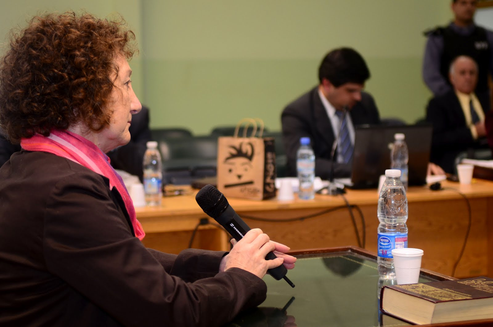 Alicia Miller, guardiana del statu quo y haciendo campaña en ATE