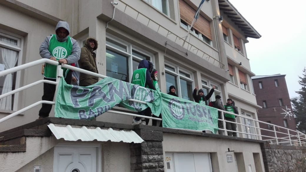 Bariloche | ATE se movilizó durante el paro nacional en la obra social del Ejército