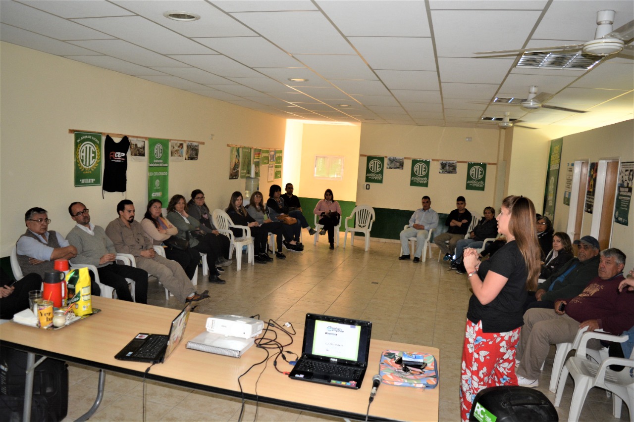 Río Colorado | Por iniciativa de ATE comenzaron las charlas sobre consumo problemático y sus consecuencias  