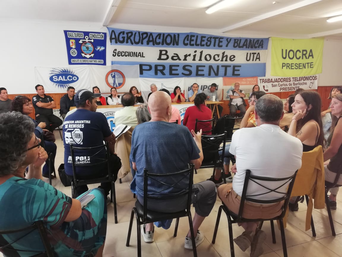 ATE se reunió en Bariloche con la CGT local y unificaron acciones para el 24